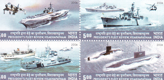 India-Se-tenants-President Fleet Review-2006