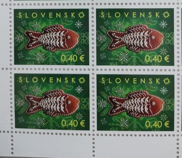 Slovakia 2011 unusual stamp with fragrance of cinnamon.