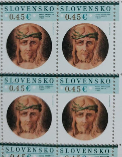 Slovakia 2015 stamps with eucalyptus .