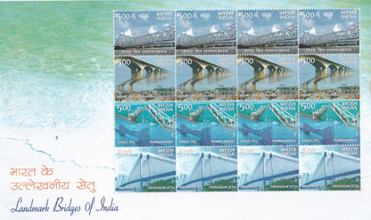 India-Sheetlets  Landmark Bridges of India