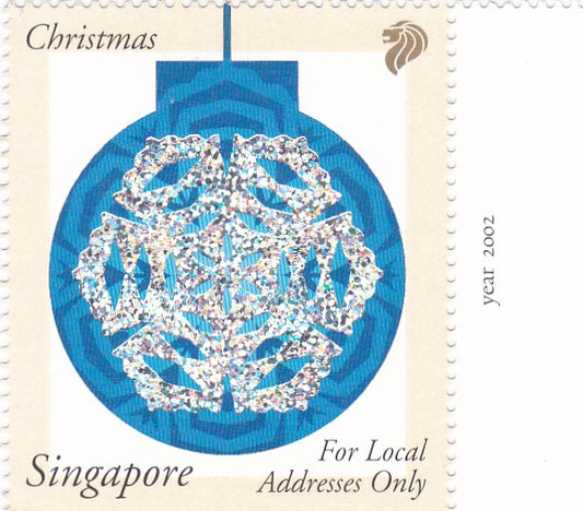 Singapore Xmas symbol sheetlet stamps