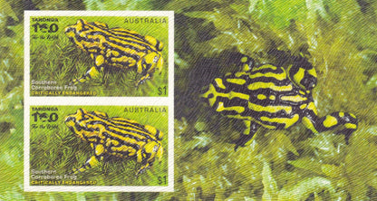 Australia 2016 Endangered Wildlife Limited Edition  6 Flocked Unusual MS