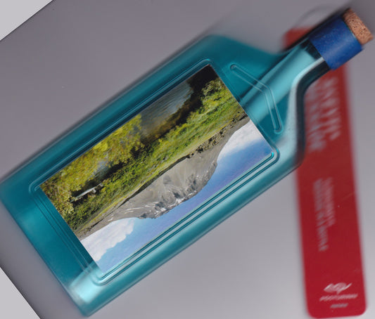 Iceland-Unique n unusual Postcard in shape of Bottle-Mint