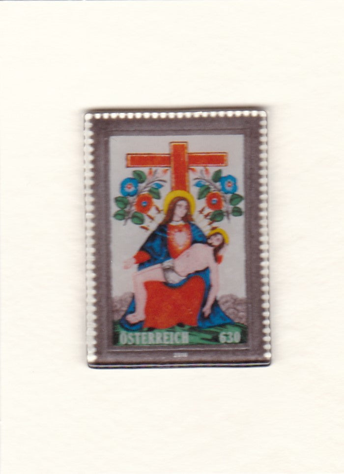 Austria-World's 1st and only Glass stamp unusual.