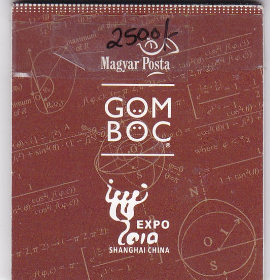 Hungary-Unusual Very rare flip booklet having 30 stamps on Hungary GOM-BOC