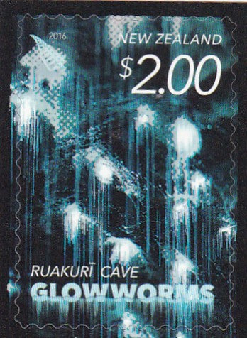 Night Glow unusual stamps from New Zealand