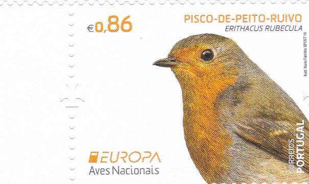 Portugal- Unusual Beautiful set of three song birds