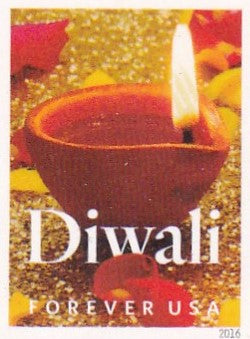 USA-Diwali Self Adhesive stamps-2016.