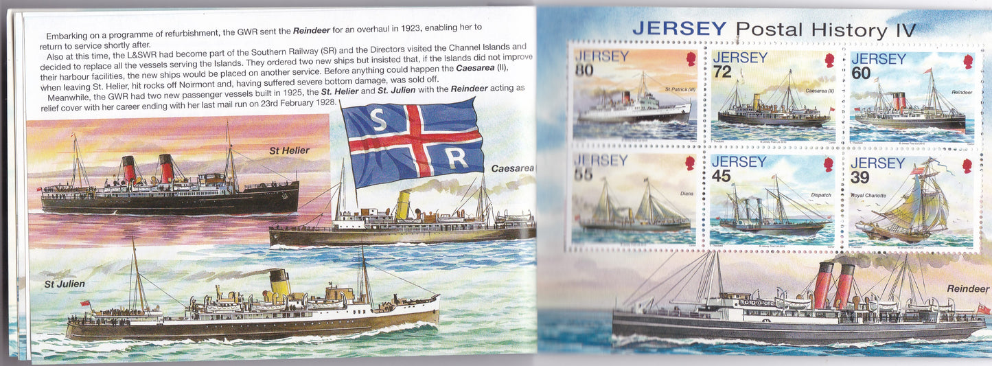 Beautiful booklet on ships from Jersey.