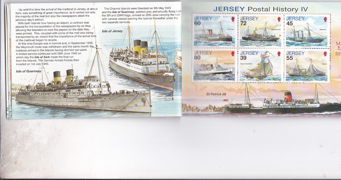 Beautiful booklet on ships from Jersey.