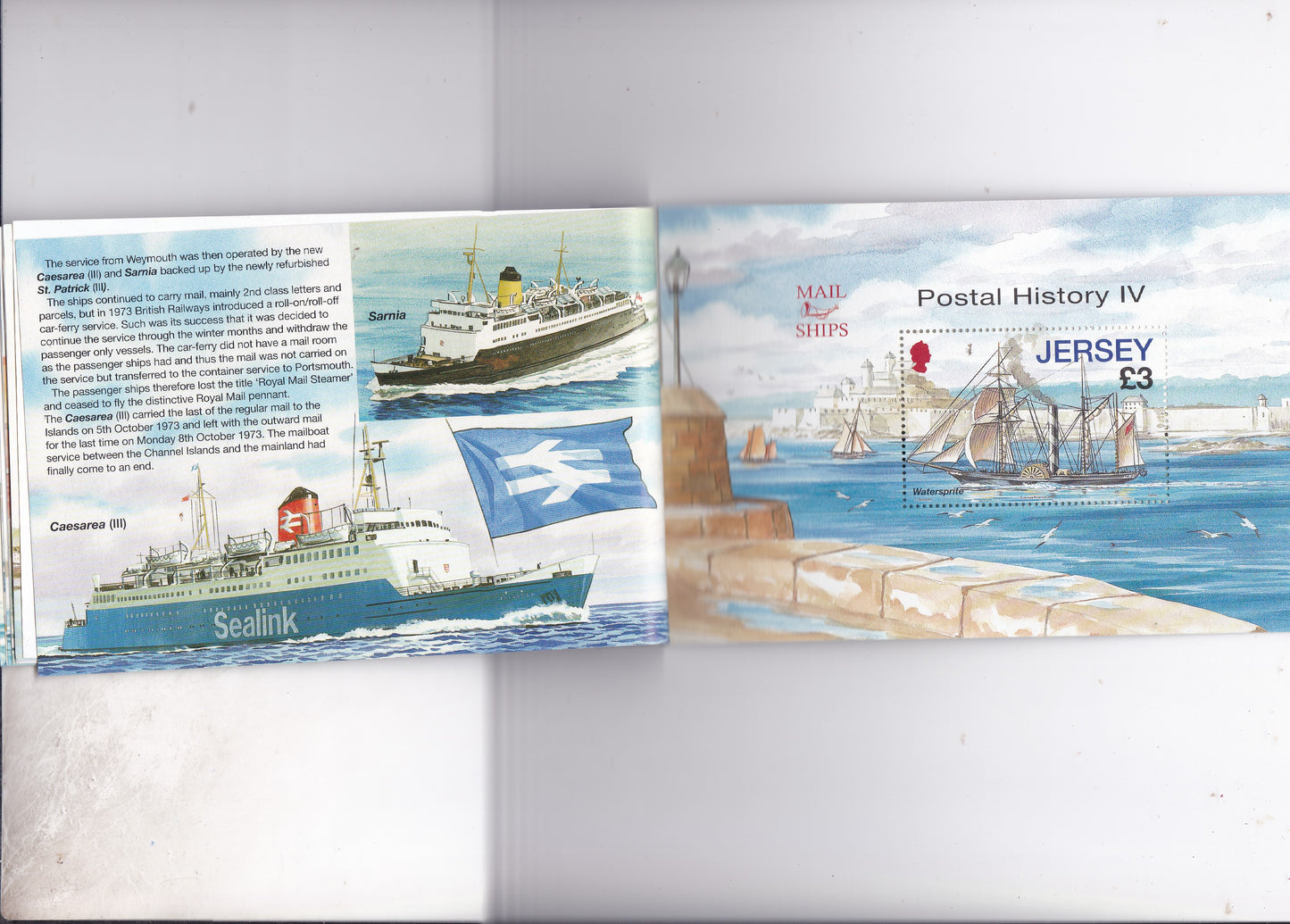 Beautiful booklet on ships from Jersey.