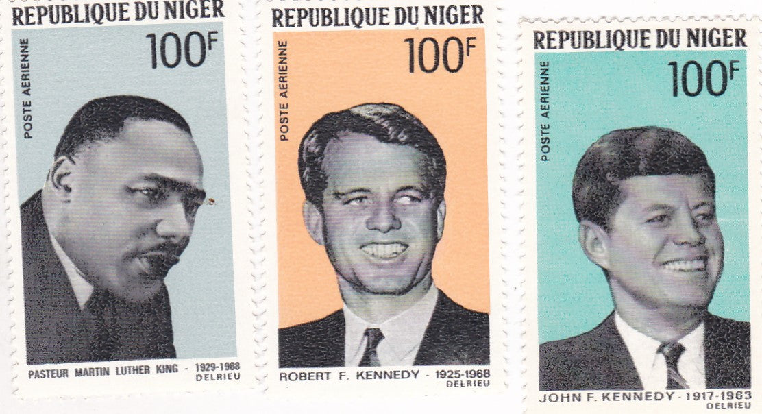 Niger- John f Kennedy Robert F Kennedy and  Martin Luther King  .