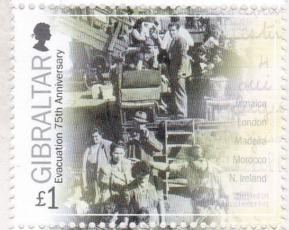 Gibraltar stamps set with most numbers of words printed in one stamp.  Without Traffic light set*