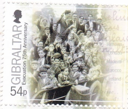 Gibraltar stamps set with most numbers of words printed in one stamp.  Without Traffic light set*