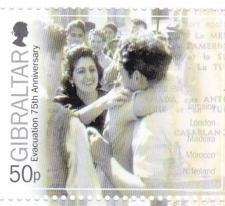 Gibraltar stamps set with most numbers of words printed in one stamp.  Without Traffic light set*