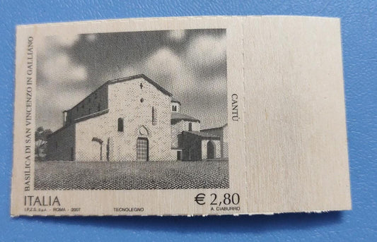 Wooden stamp from Italy. Issued in 2007.