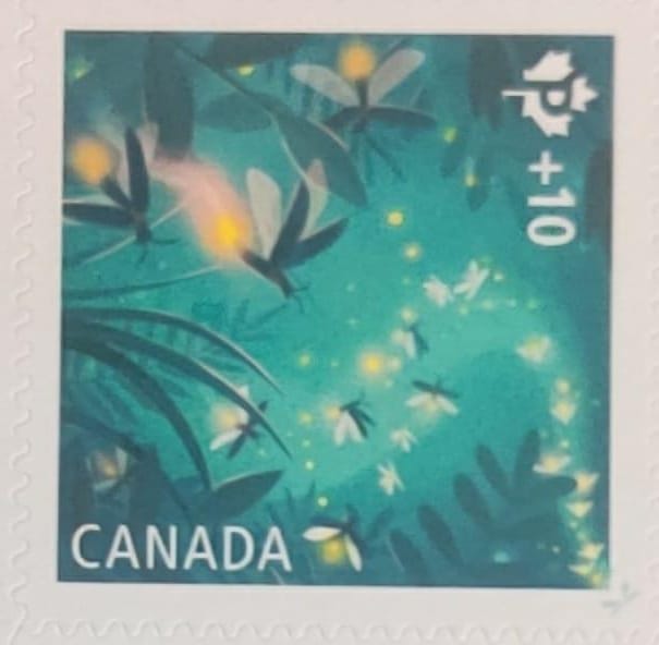 Canada night glow stamp.
