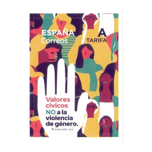 2020 – Civic Values – No To Gender Violence Mint 1v Stamp