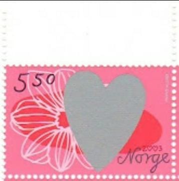 Norway scratch stamp