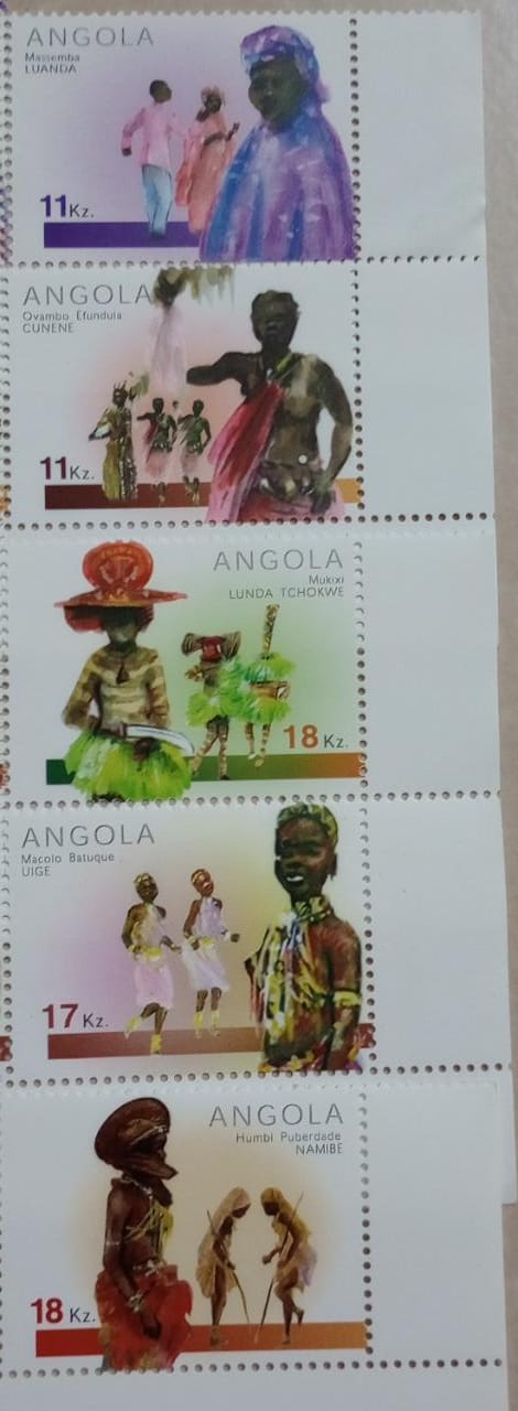 Angola set of 5 mnh stamps
