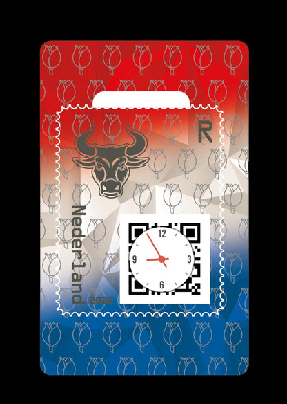 Netherlands 1st ever  Crypto stamp   Bull 🐂 motif.  This is part of  joint issue with Austria.