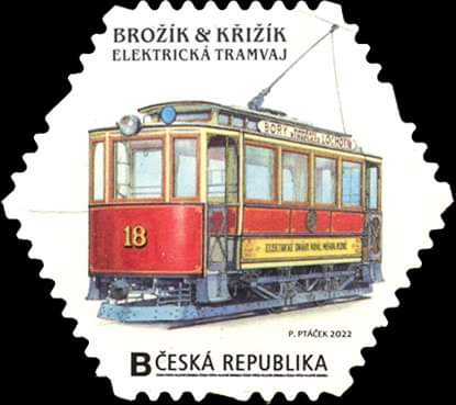 Chezk republic hexagonal shaped stamp with unusual perforations on alternative three sides