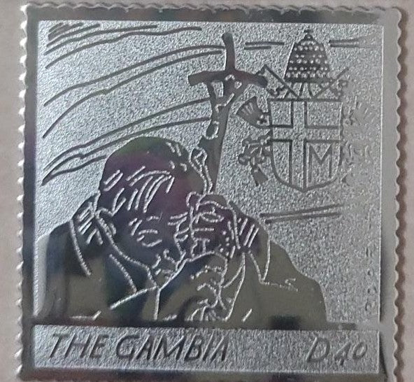Gambia - 2nd silver stamp.