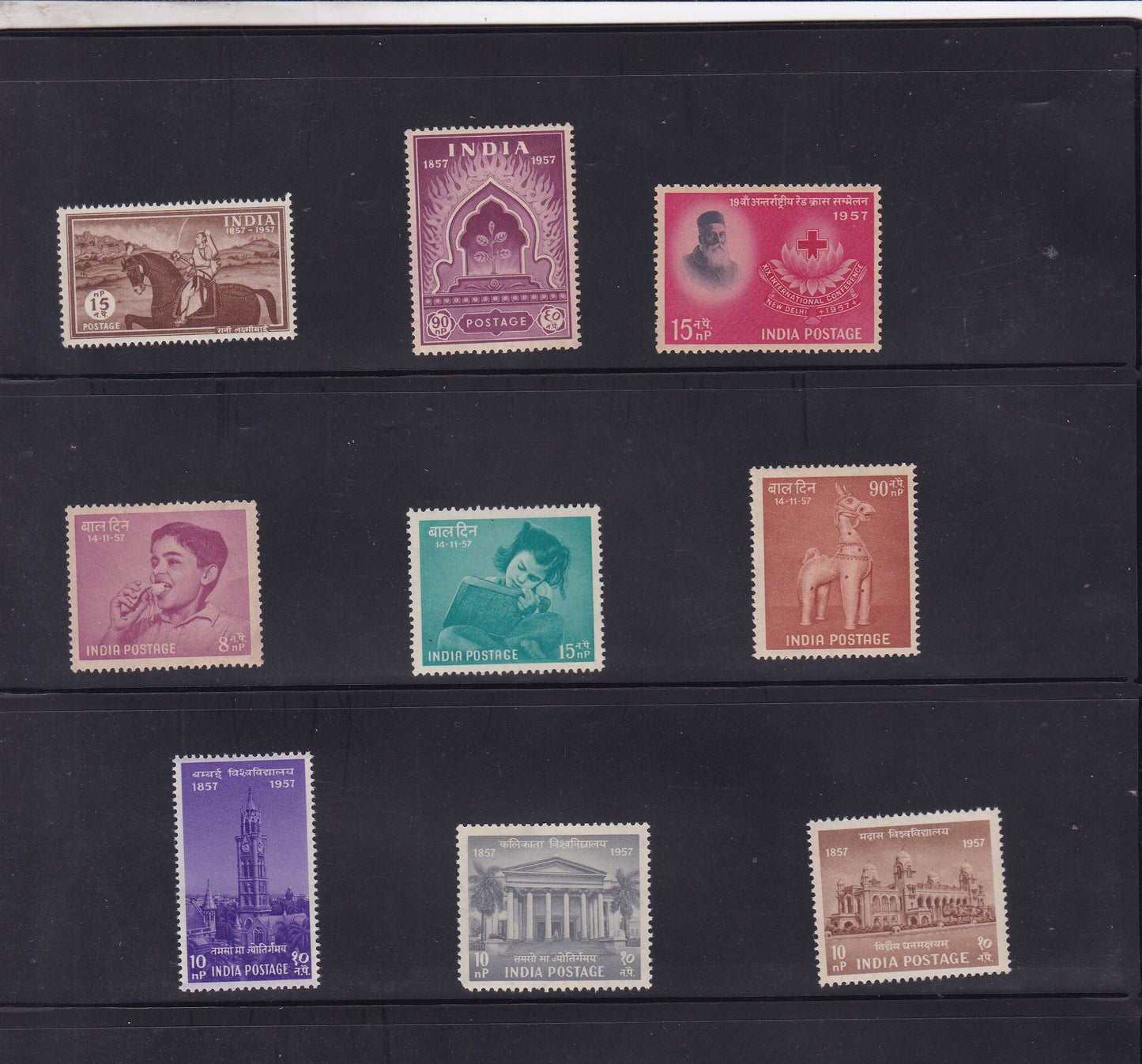 India-1957 Full Year pack MNH Stamps