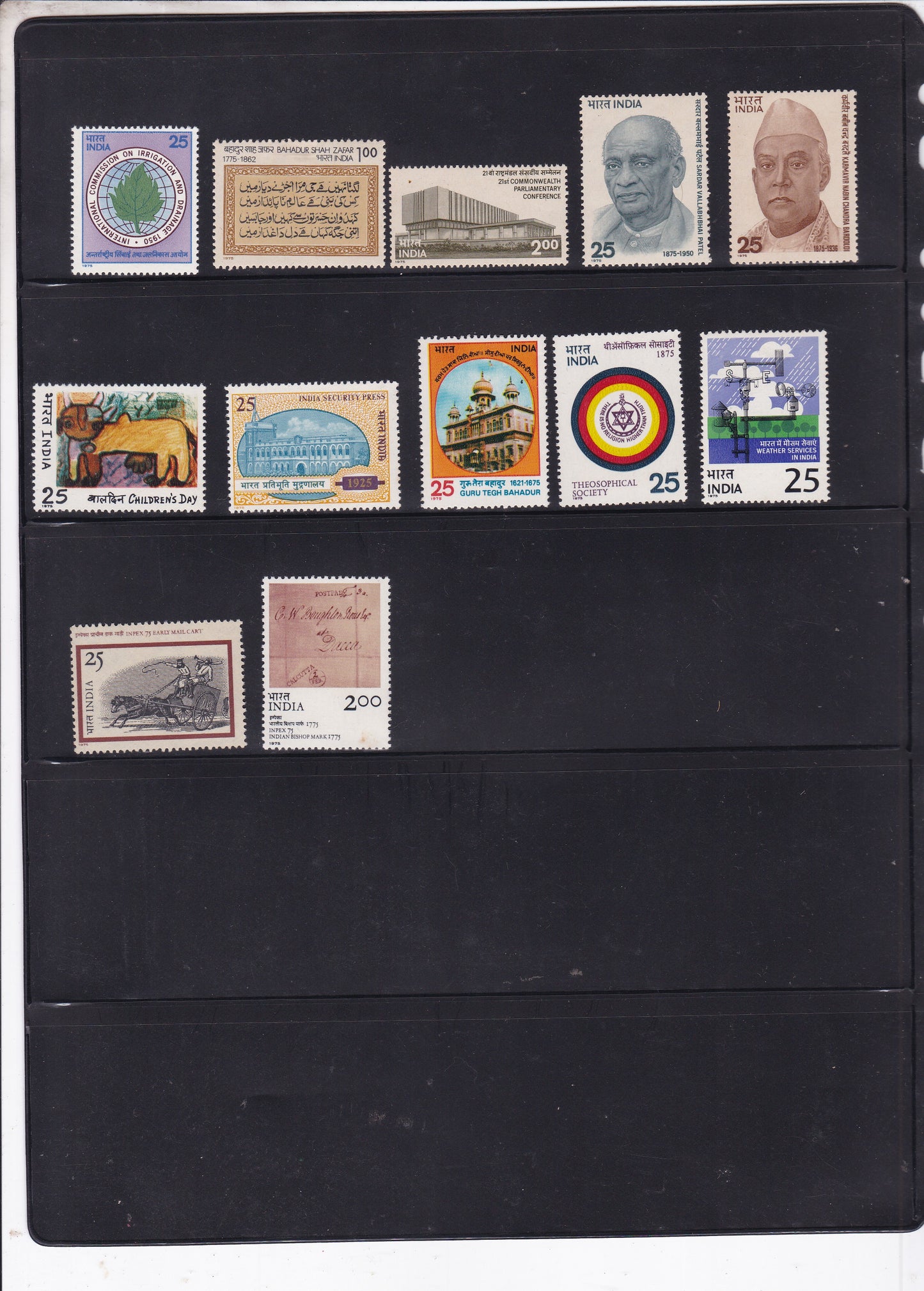 India-1975 Full Year pack MNH Stamps