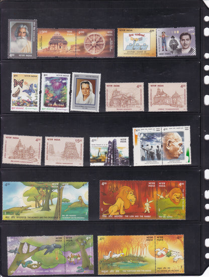 India-2001 Full Year pack MNH Stamps.