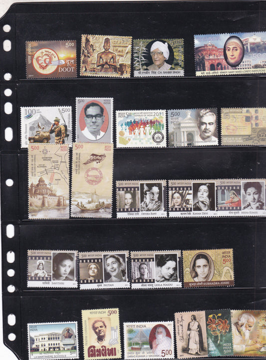 India-2011 Full Year pack MNH Stamps.