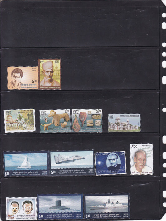 India-2011 Full Year pack MNH Stamps.