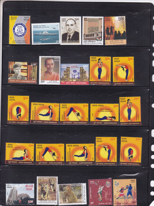 India-2016 Full Year pack MNH Stamps.