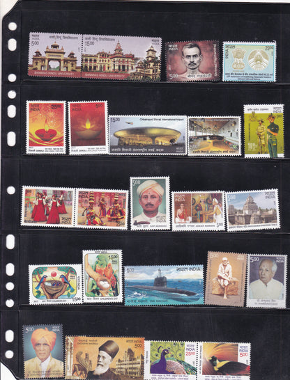 India-2017 Full Year pack MNH Stamps